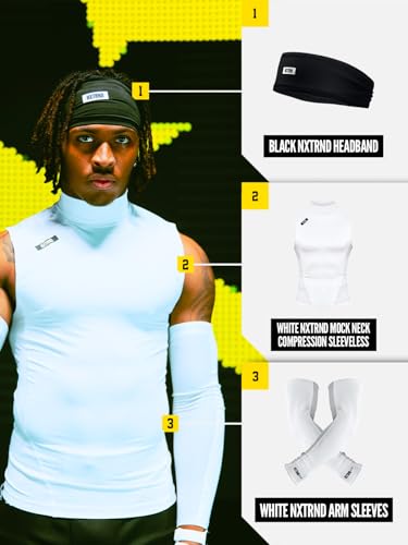 Nxtrnd Men's Turtleneck Compression Tank Top, Sleeveless Mock Neck4