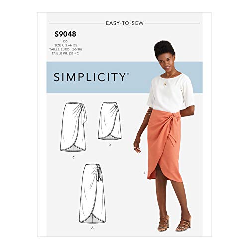 Patron de couture jupe portefeuille Simplicity S9048 D5 - 2