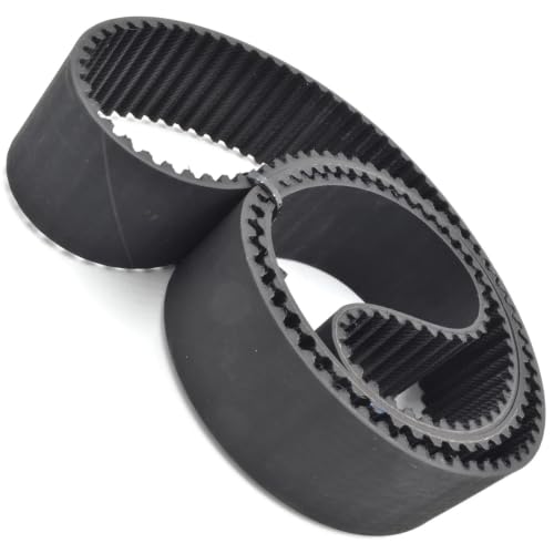 Correa S5M 3070-S5M de goma con 614 dientes y ancho de 10mm para transmisiones industriales