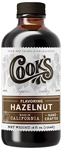 Cook's, Pure Hazelnut Flavor, Perfect for Baking and Cooking, Certified