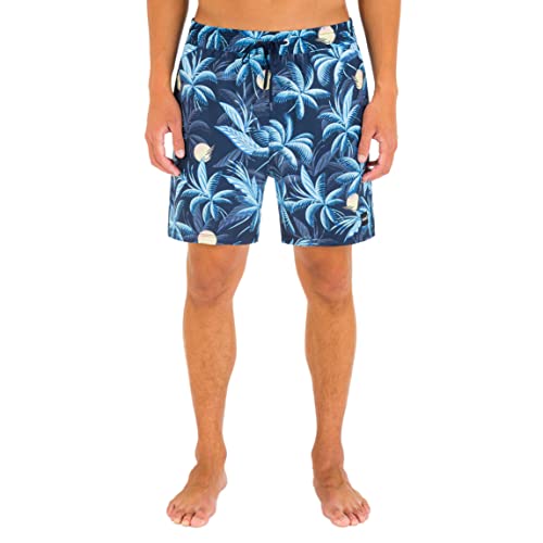 Hurley Cannonball Volley 17', Board Shorts Hombre, Obsidian, S