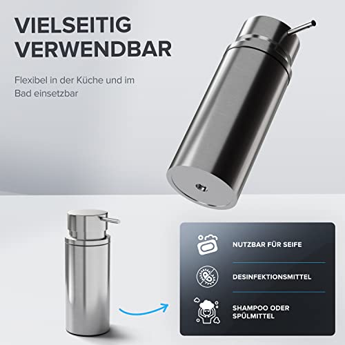 Edelstahl Seifenspender Ovimar Sletterhage in Silber