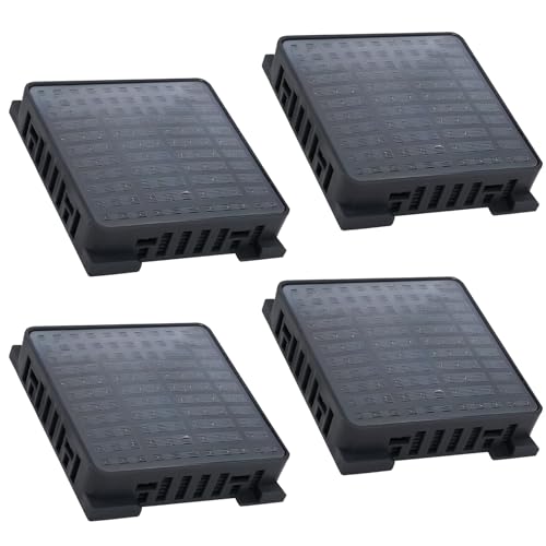 Paquete de 4 filtros de carbón activado para frigorífico Liebherr Fresh Air sustituye a 9096989, 988246001, 988246000, 9882429, filtro de repuesto para 7440021-00, filtro de nevera