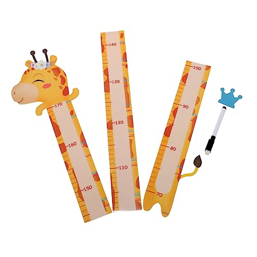 HEMOTON Height Chart Sticker Set Kids' Room Decor Pattern Measuring Ruler for Children's Spaces
