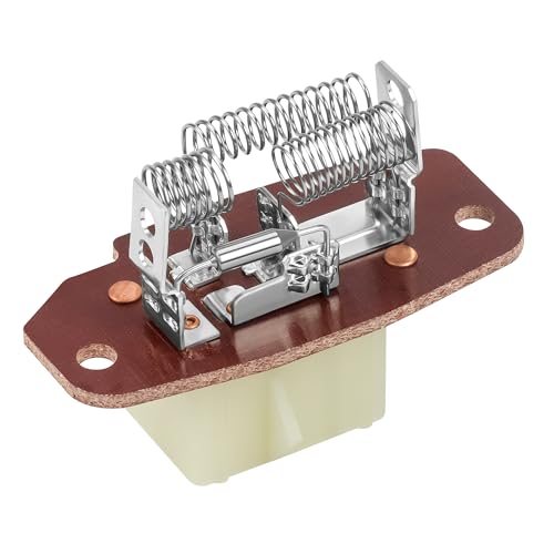 973-013 HVAC Blower Motor Resistor Fit for 1997-2014 Ford E150 E250 E350 E450 E550, 1999-2007 F250 F350 F450 F550 Super Duty AC Blower Resistor Manual AC Control 4C2Z19A706AA, 973013, F6UZ19A706AA