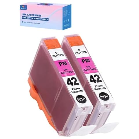 NEXTPAGE CLI42PM CLI42 Photo Magenta Ink Cartridges Replacement for CLI-42 CLI 42 Work with Pixma Pro-100 Pro 100 Pro-100S Printer (CLI42 PM 2 Pack) Cover