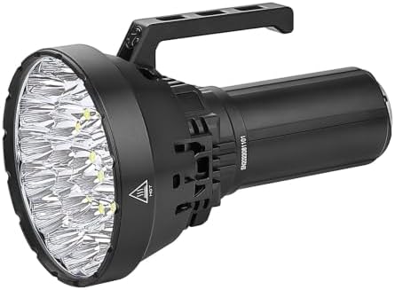 IMALENT MS32 200,000 Lumens Brightest Flashlight, 1618m Long Range LED Torch with Advanced Cooling System, 100W USB-C Fast Charging for Outdoor Emergency Rescue Tactical Use
