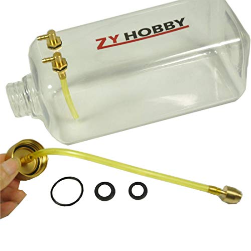 Zyhobby Rc Gas Fuel Tank Bottle 260Ml Transparent Plastic For Rc Airplane #TOP1
