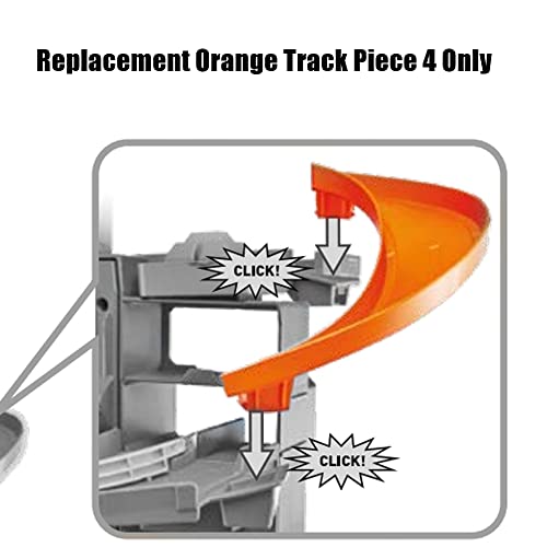 Replacement Part for Hot-Wheels City Ultimate Garage Playset - GJL14 ~ Replacement Orange Track Piece 4