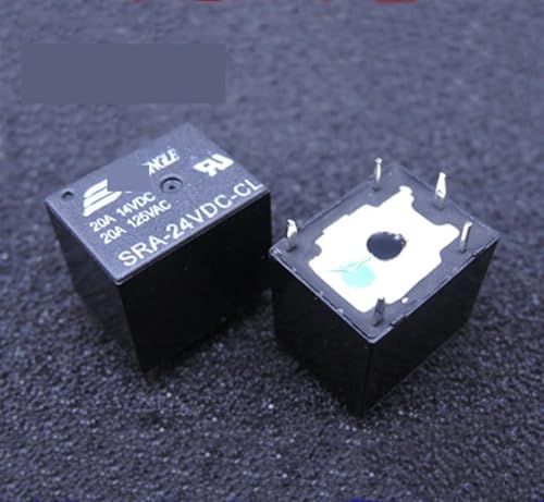 Relés SRA-24VDC-CL 24V de 5 pines para evitar sobrecargas en circuitos 5