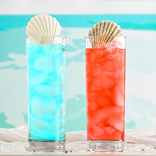 Lav Collins Glasses For Cocktails - Highball Glasses Set Of 6 - 12.25 Oz Tall Bar Glasses For Long Drink Cocktails - Clear Mixed Drink Glasses - Drinking Cups For Beverages - Made In Europe #TOP2