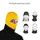 OcioDual Sturmhaube 6 in 1, Gelb Mütze Herren, Gesichtsmaske Airsoft, Wintermütze Herren, Schlauchschal, Halstuch Herren, Maske Winter Sturmhaube Motorrad, Fahrrad, Balaclava Ski, Durag