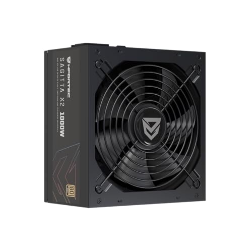 Sagitta X2 1000W Fuente de alimentación Full Modular 80+ Gold, Ventilador silencioso PCIE 5.1, ATX 3.1, Negro - Alimentatore - Immagine 3