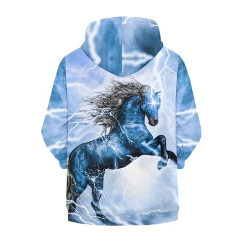 Image of Unisex Zipper Sweatshirt Boys Girls Hooded with 2 Pocket Pullover Hoodies for 6-16Y Kids