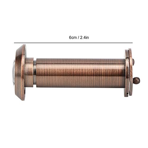 Türspion Weitwinkel 220 Grad, Haofy 1 Stück Guckloch des Türbetrachters mit Sichtschutz, Door Viewer Peephole Sicherheit Spion für Türstärke 55mm-90mm, Bohrloch Ø 16mm, für Zuhause Büro Hotel Haus, 1