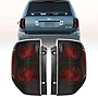 USR DEPO 03-08 Honda Pilot Tail Lights - Facelift JDM Style Black Housing Light Shade of Smoke Lens Rear Tail Lamps Set (Left + Right) Compatible with 2003-2008 Honda Pilot SUV