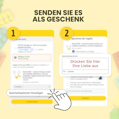 NumeroPhi - Schlüsselanhänger Partner Herz, Geschenk für die Liebenden, Freundschaft, Valentinstag
