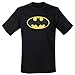 Batman Cool Logo Fan T-Shirt Distressed Bouclier Elbenwald Coton Noir - XL