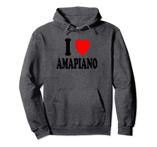 I Heart - Piano musical Amapiano Sudáfrica Sudadera con Capucha