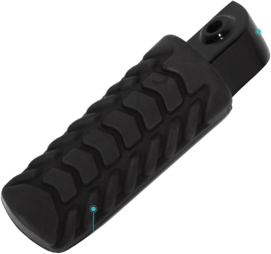 Motorcycles Rear Passenger Black Floor Boards Accessories Fit for Kawasaki Z650 Ninja 650 2017-2024 2018 2019 2020 2021 2022