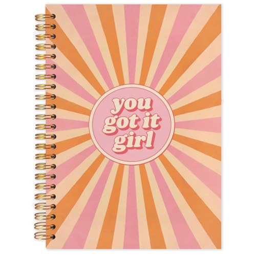 Fini les pages cornées avec ce carnet à spirale rigide Boho 14x21cm