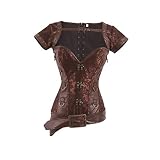 Estilo Steampunk, un corsé que ayuda a proporcionarle un cuerpo delgado.