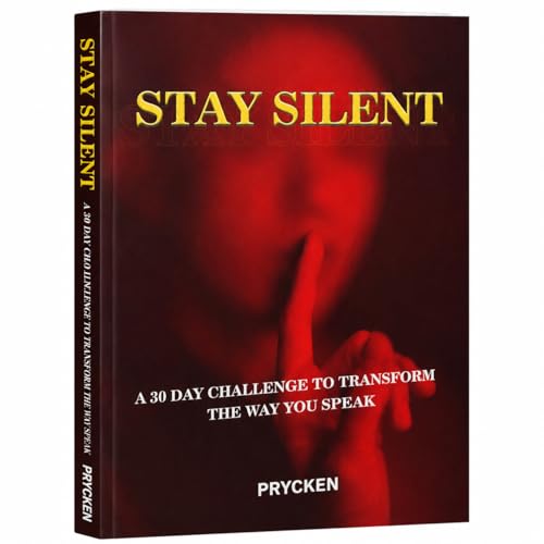 PRYCKEN Stay Silent Book A 30 Day Challenge to Transform