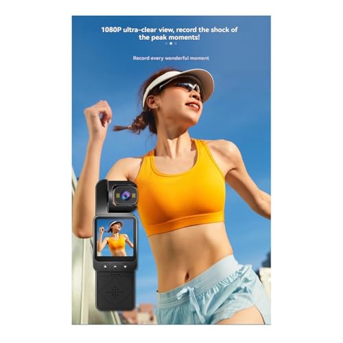 Caméra d'action Wi-Fi stabilisée 1080p avec objectif 360°