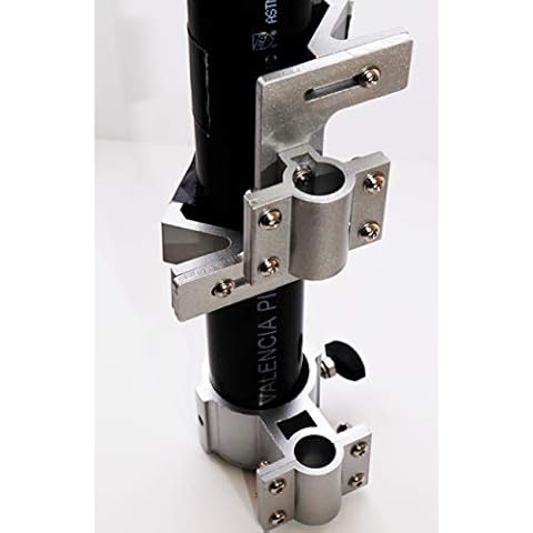 EEZ RV Products Starlink and Flagpole RV Ladder Mount Aluminum Holdup to 2.5″ O.D. Poles - fits 1.0 inch Ladder Rails Cover