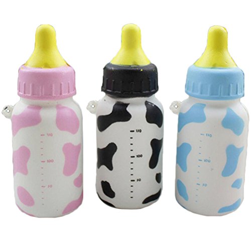 1Pc Random Slow Rising Feeding Bottle Scented Bread Phone Charm Bag Strap Squeeze Toy Fun