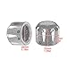HDBUBALUS Front Axle Nut Cover Axle Caps Set Fit for Harley Sportster XL 1200 Dyna Softail Fat Boy Touring Street Road Electra Tri Glide 2 pcs Black