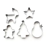 Ideal para lograr los elementos de Noel, este kit de los moldes para galletas de animales Saura delicias de sus hijos.