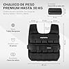 MSPORTS Gilet pesi di alta qualità, regolabile da 5 kg – 30 kg Weighted Vest | Gilet da corsa da uomo e donna | Gilet da allenamento fitness allenamento della forza (30 kg, nero)