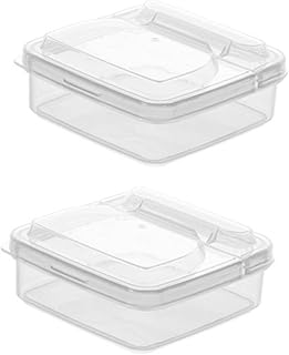 Cabilock 2pcs Ricotta Cheese Saver Box Multi-function Cheese Containers Lids Butter Box for Household Supply