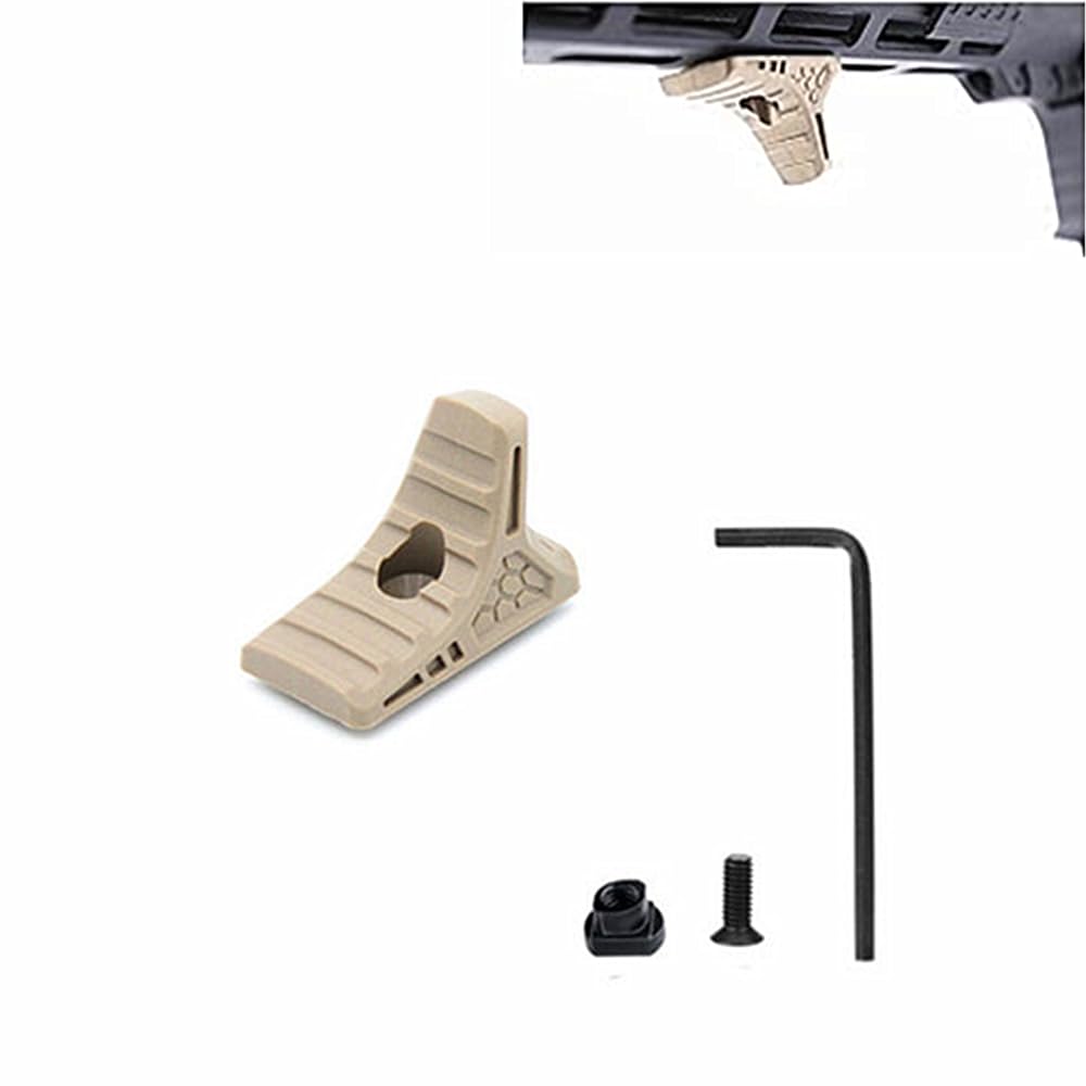 ナイロンポリマー製 ミニハンドストップ M-Lok Keymod 両対応タクティカルミニハンドストップ 軽量 (ブラック) - 5