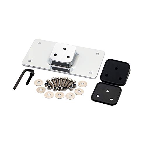 Support de plaque chromé pour sublimer votre Harley Softail ou Dyna lors des road trips