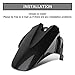 Rear Fender Mudguard Tire Hugger for GSXR600 750 K6 K8 2006-2010 Carbon Fiber Painted