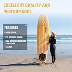 Thurso Surf 7/8 ft Soft Top Foam Beginner Surfboard for Adults and Kids Perfect Longboard for Surfing Beach Fun and Water Sports Lightweight and Durable Modern Design for All Levels of Surfers - Image 2