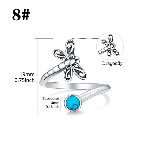 Anillo de ópalo ajustable en plata de ley 925 ideal para el día a día 2