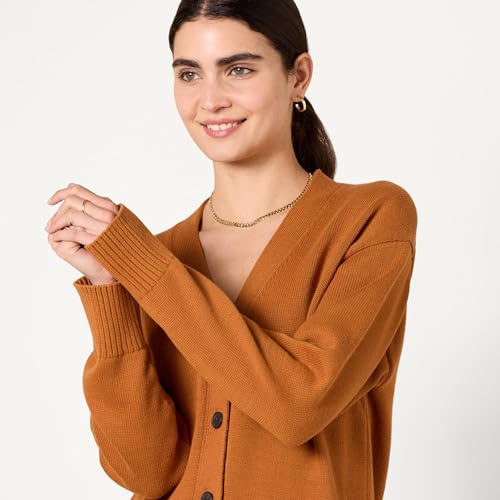 Image of Amazon Essentials Women's Relaxed Fit Midweight Cardigan Sweater