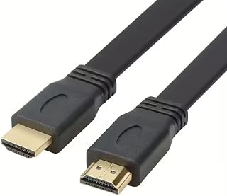 Yassı Flat Slim Hdmi Kablo Uyumlu 4k Full Hd 4k 60hz 2.0 Uyumlu 4K 60p çözünürlük uyumlu 18 Gbps veri aktarım hızı, ethernet kanallı 30 cm