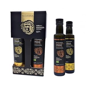 Biologische & Extra Vergine Olijfolie – Giftpack- Mythogea – 2x250ml – geschenkset
