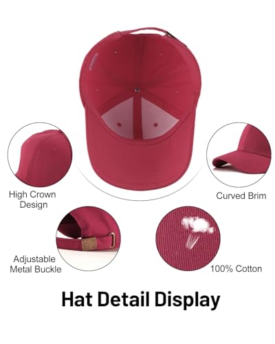 Image of Zylioo Oversize Baseball Cap XXL Big Head Hats for Men Large Dad Hats High Crown Structured Cap Adjustable 22 inch-25.5 inch