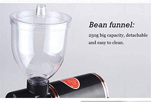 ZOUSHUAIDEDIAN Kaffeemühle, konische Grat-Mühlen-Mühle mit 8 Schleifeinstellungen von Ultra-fein bis grob, for… – Bild 6