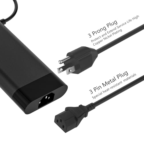 Chargeur HP OMEN 15 17 portable 200W robuste avec composants durables de haute qualité