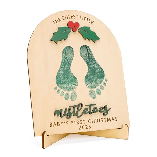 Baby Footprint Kit - Newborn Gifts - Baby's First Christmas...