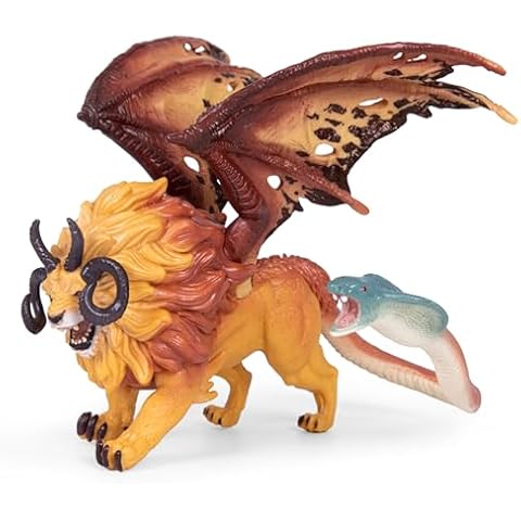 RECUR Chimera Figurine Action Figure Toys - 5.9” Collectible Office Table Decorations Statue - Holiday Birthday for Men Women Boys Kids Cover