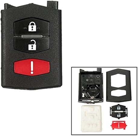Amazon 3ボタンは マツダ3のためにキーレスエントリーリモコンキーフォブ修理ハウジングケースシェルをフリップ タイヤ修理ツールキット 車 バイク Amazon 3ボタンは マツダ3のためにキーレスエントリーリモコンキーフォブ修理ハウジングケースシェルをフリップ タイヤ修理ツールキット 車 バイク