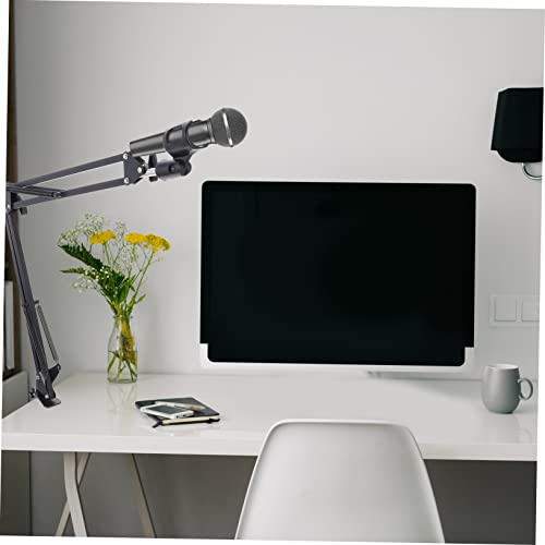 WHAMVOX 1 suporte de microfone Boom Suporte de metal ajustável para computador, suporte para webcam,