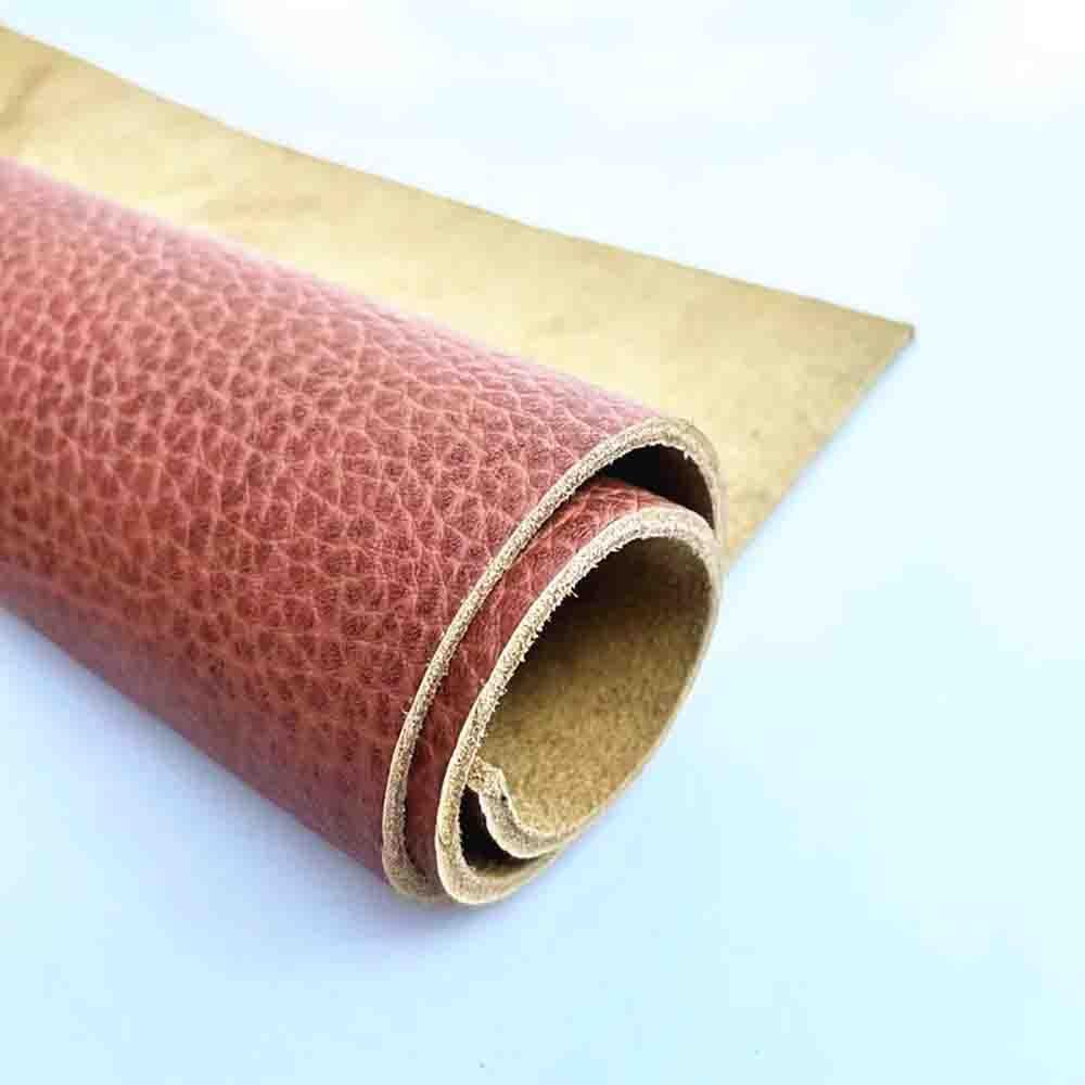 4mm Thick Full Grain Cowhide Leather Mat, Red Brown Genuine Leather DIY Material, Multi-use Leather Pad for Table, Sofa, Mattress & Cooling Mat (Red Brown 04,7.8x7.8 inch) image 4